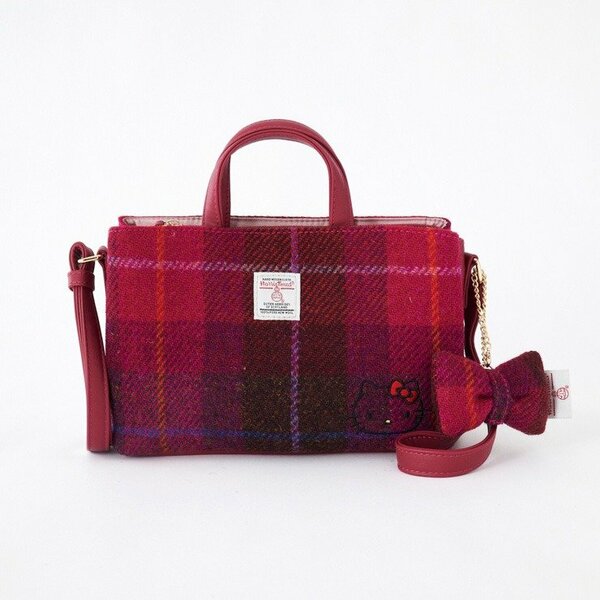 レディース 2WAYバッグ(HARRIS TWEED)(ハローキティ)