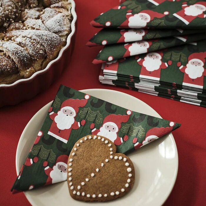 クリスマスパーティーのテーブルコーディネートにぴったり