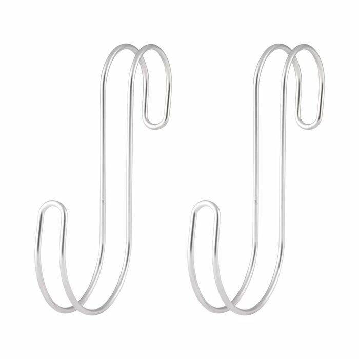 錆びにくいステンレスが使われているS字フック