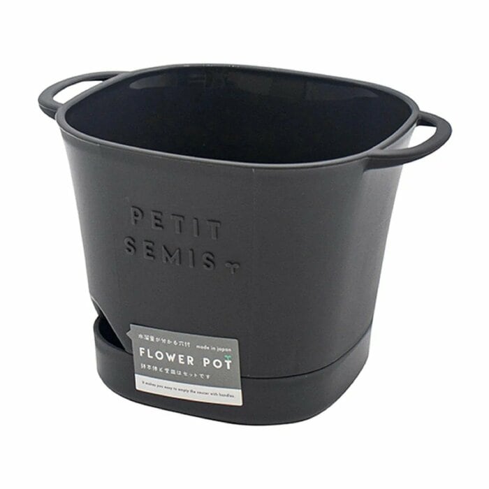 最大の魅力は、セットになっている受皿に設けられた小さな穴