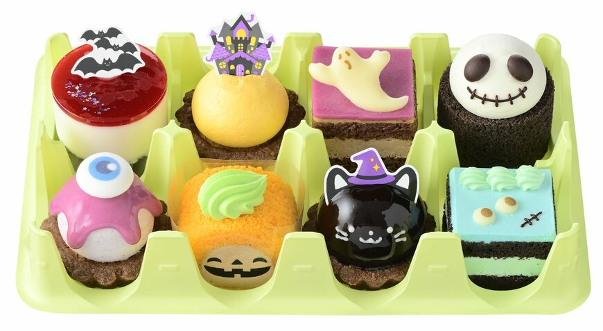 好みのケーキをチョイスできる