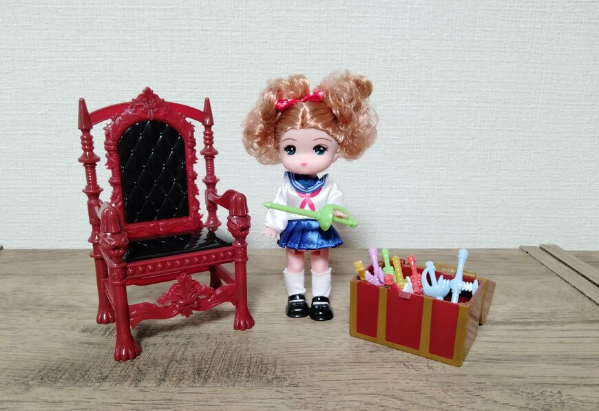 筆者撮影（セリア、玉座・宝箱・伝説の剣 ピックス）