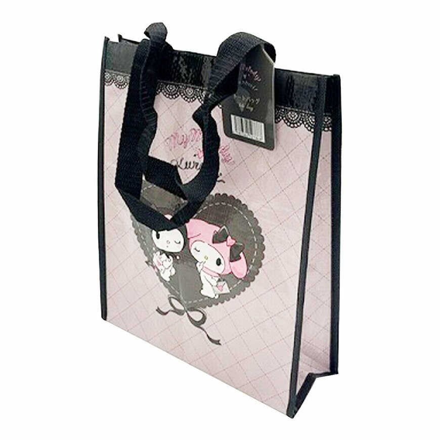 出所：ワッツ公式　マイメロクロミ　トートバッグタテ型ハートリボン