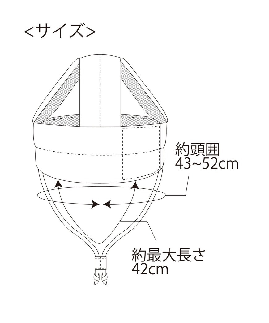 出所：パルグループ公式ファッション通販サイト 3COINSベビーヘルメット