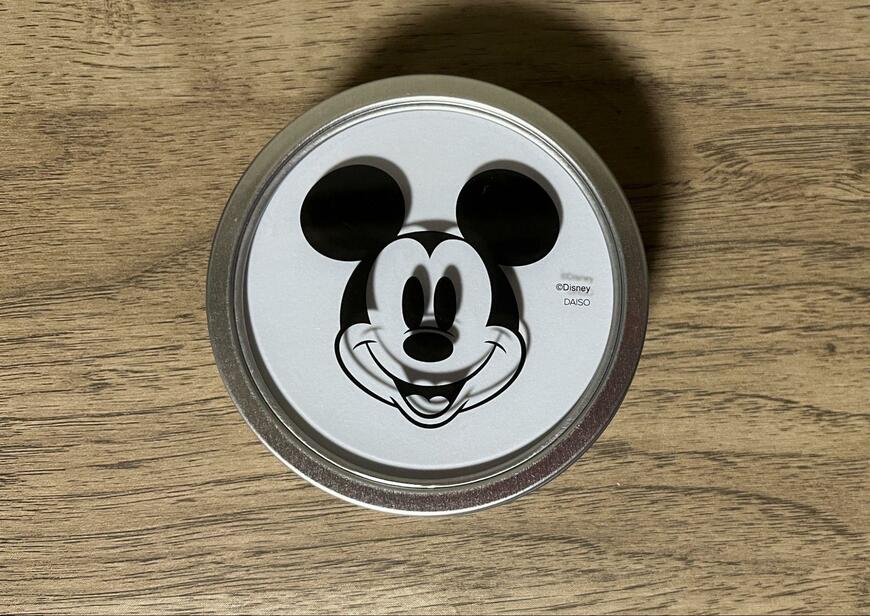 筆者撮影（ダイソー、マグネットケース、丸（ミッキー））