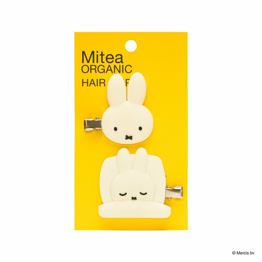 Mitea ORGANIC×miffy ヘアクリップ2P