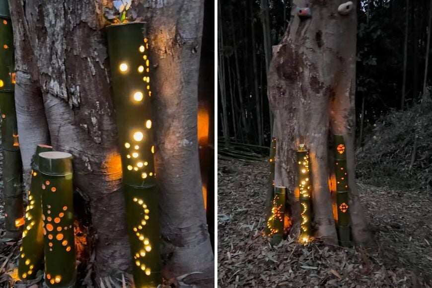 青竹を使ったDIY