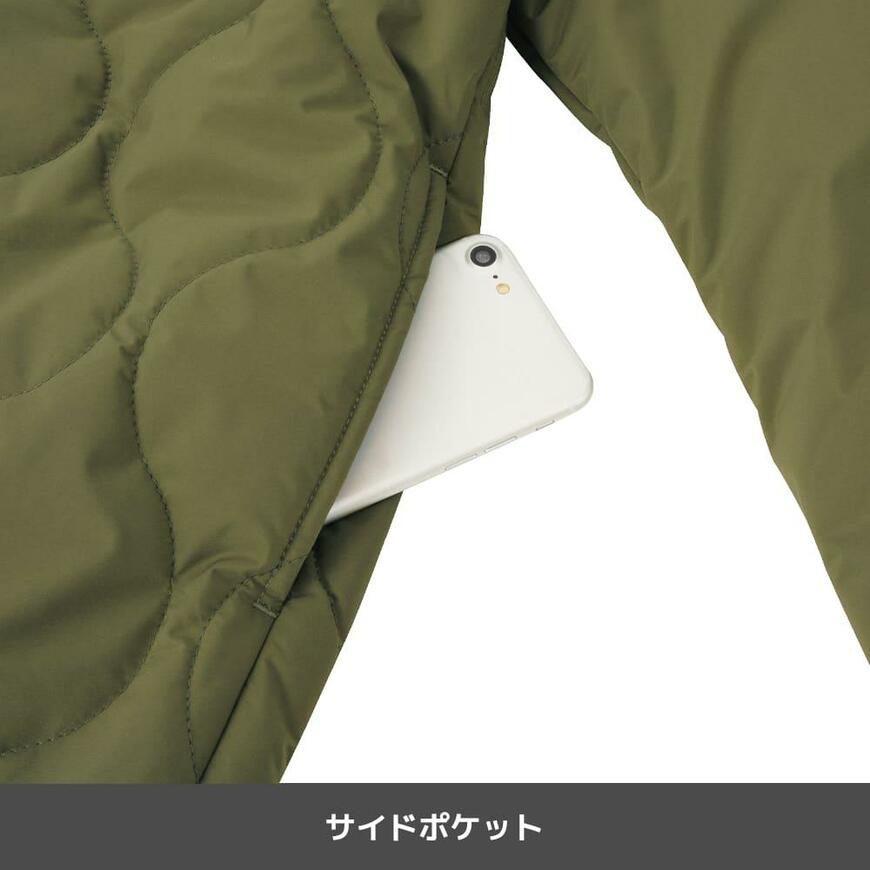 ワークマン、キルティングコート画像