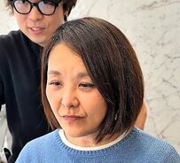「普通のボブに飽きた」ワンレンボブの女性が…ひし形ショートヘアにスタイルチェンジ