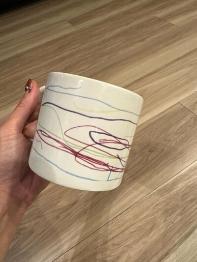 線の入り方がおしゃれなマグカップ