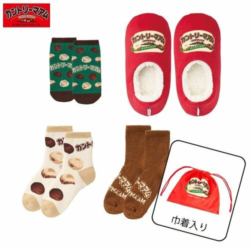 レディース　4足組ソックス（カントリーマアム）