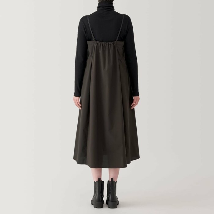 無印良品公式 婦人 乾きやすいブロード キャミソールワンピース