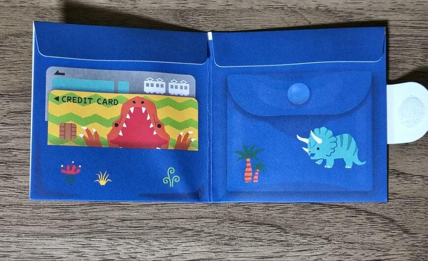 筆者撮影（キャンドゥ、ポチ袋 3枚 おさいふ型）