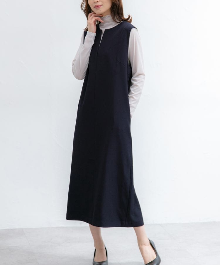 出所：ハニーズ公式通販 キーネックジャンスカ