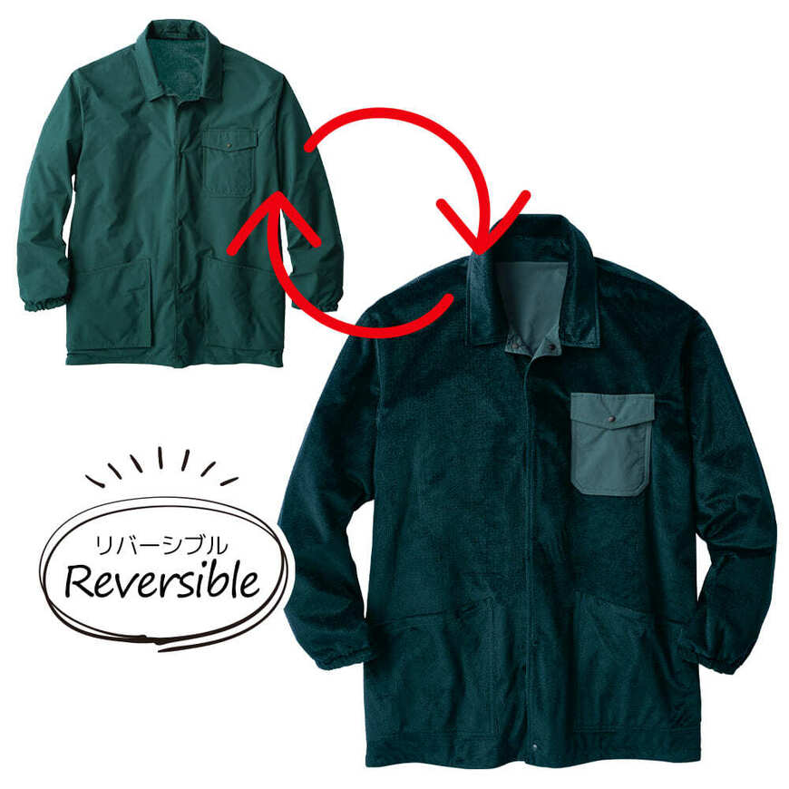 出所：ワークマン公式オンラインストア FUWATECH(TM)(フワテック)リバーシブルシャツジャケット