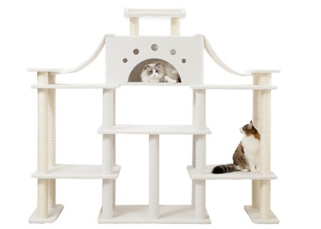 １台でたくさんの猫がくつろげるタワー