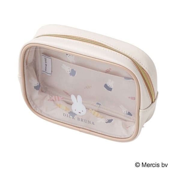 ニトリ、miffy ボックスポーチ(アイボリー ドルチェ)画像