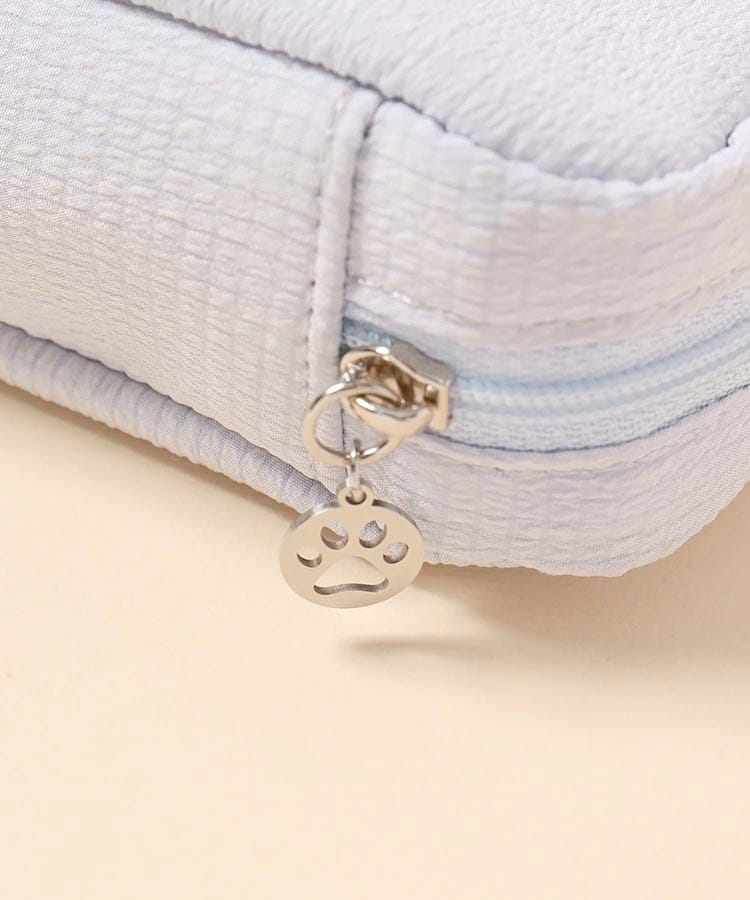 ブルーブルーエ公式 キャットパール多ポケットリップルポーチ