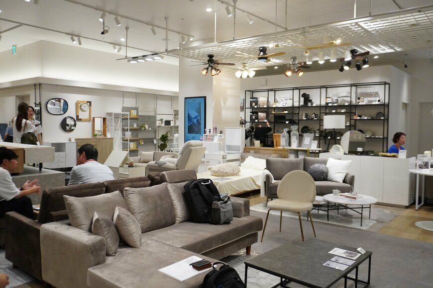 家具店の店内