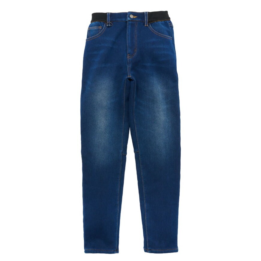 ワークマン公式　レディース裏フリースカットデニムイージパンツ　画像