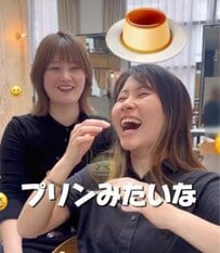 いい感じのヘアカラーにしたい外国人さん　アフター後「ジョウズダネ」と大満足！