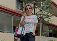 【64歳マダム】H＆M「ミッキーマウスTシャツ」のスタイリッシュな着こなしが素敵！