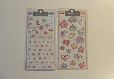 セリア、シールすこやかフレンズ商品画像