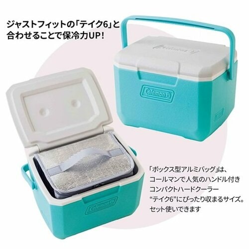 トートバッグ&マチ広ボックス型アルミバッグ