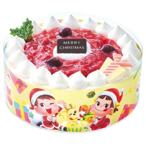 クリスマス　ストロベリーミルキーケーキ