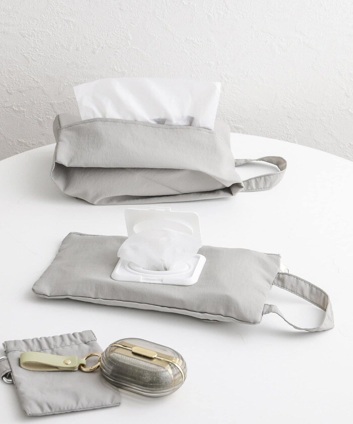 ティッシュ&ウェットティッシュケース