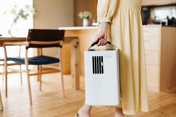 エアコンの冷気が届きにくい狭いスペースへ手軽に配置
