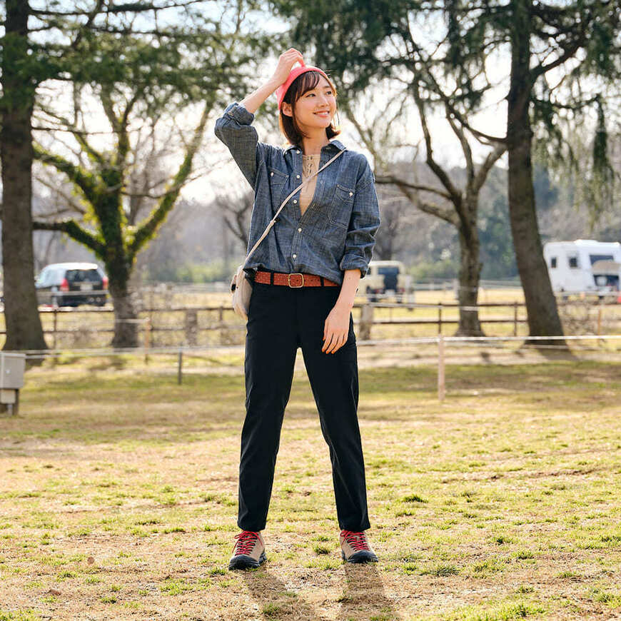 出所：ワークマン公式オンラインストア シャンブレー長袖シャツ