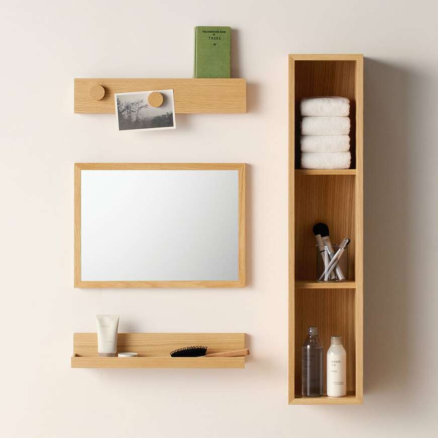 出所：無印良品ネットストア　壁に付けられる家具ミラー