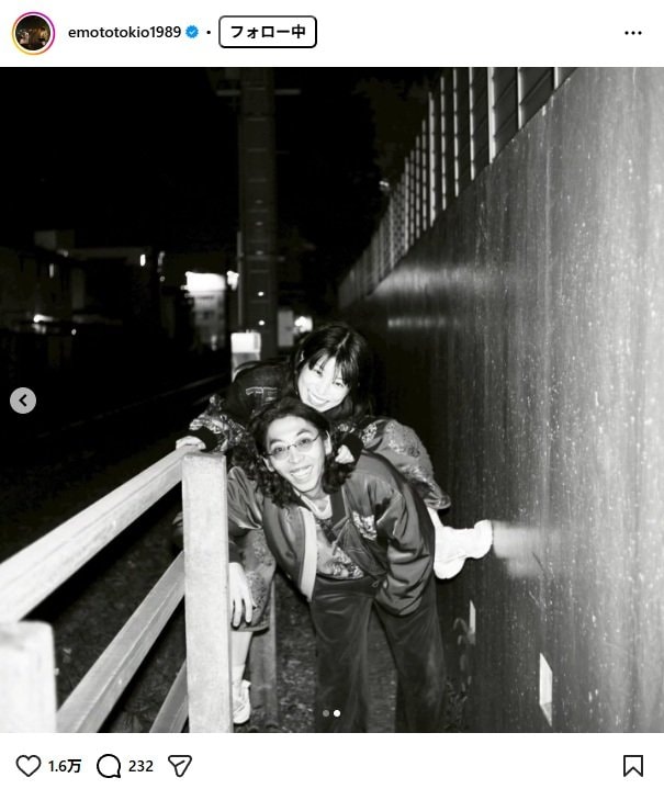 出所：柄本時生のInstagram（＠emototokio1989）　参照日：2025年11月13日