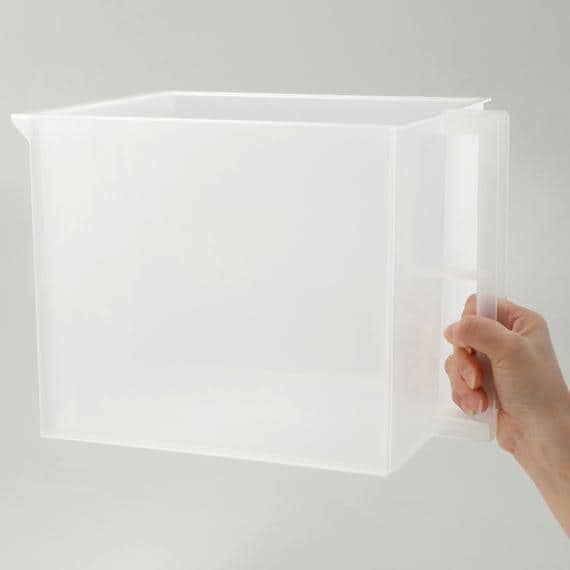 出所：ニトリ公式通販ニトリネット すき間なく並べる吊戸棚ストッカー(M クリア JS64)