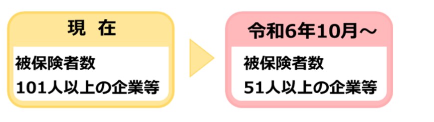 出所：日本年金機構「短時間労働者に対する健康保険・厚生年金保険の適用拡大のご案内」