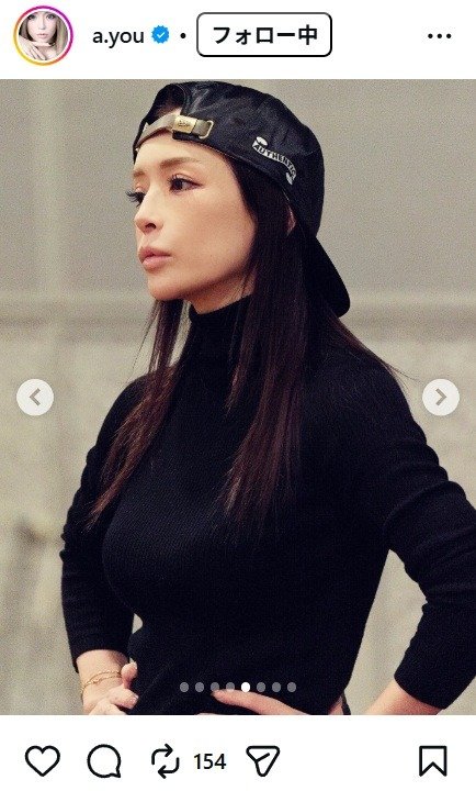 出所：浜崎あゆみのInstagram（＠a.you） 参照日：2025年12月29日