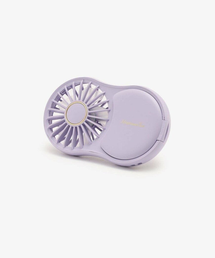 出所：アフタヌーンティー公式　コンパクトミラー付きファン