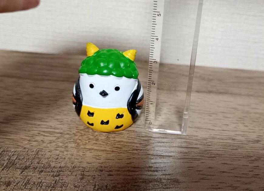 筆者撮影（キャンドゥ、リトルフレンド ツノ2本鬼 シマエナガ）