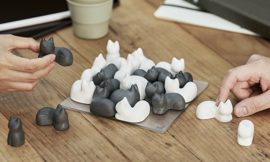 出所：アッシュコンセプト株式会社『ニャンとも平和な陣取りゲーム「+d ネゴ」8月8日（火） 発売！』