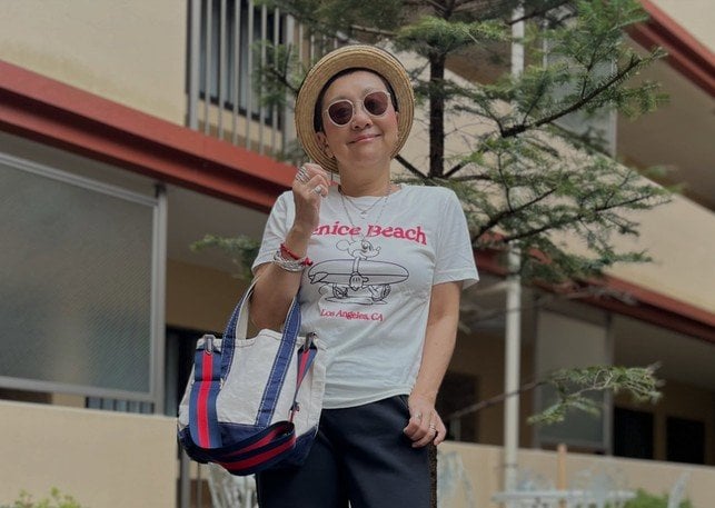 【64歳マダム】H＆M「ミッキーマウスTシャツ」のスタイリッシュな着こなしが素敵！