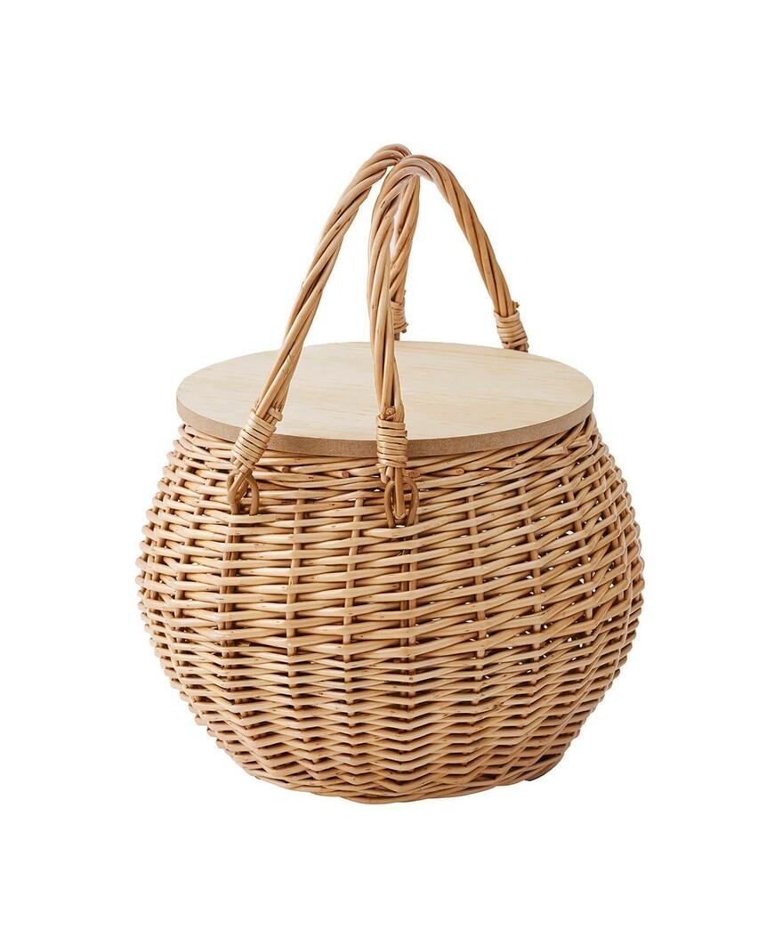 出所：パルグループ公式ファッション通販サイト 3COINS ウィローバスケット／Autumn Picnic