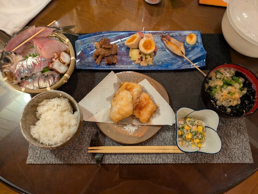 550円で提供している豪華な食事