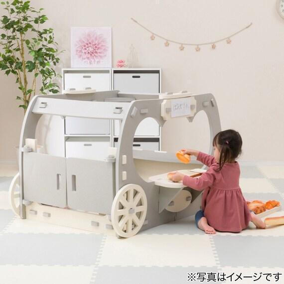 ニトリ、やわらか素材 ふわふわ キッズ馬車 抗菌付き画像