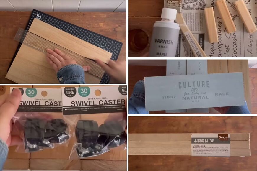 セリアとダイソーの商品を使ったDIY