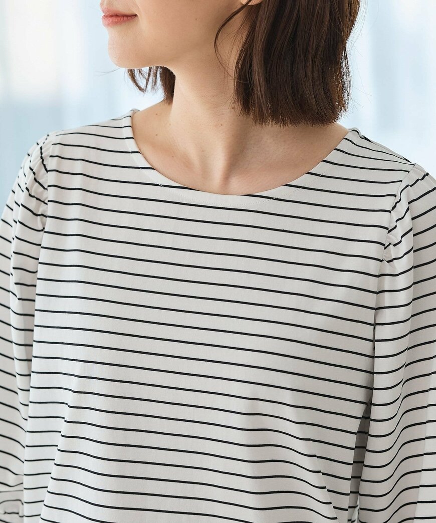 ハニーズ公式　ボリューム６分袖トップス