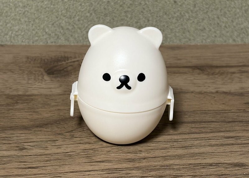 セリア、ゆでたまごケース筆者撮影写真