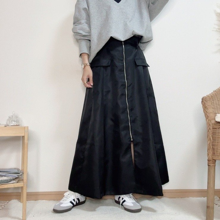 出所：しまむら公式　レディース フレアスカート（chico）