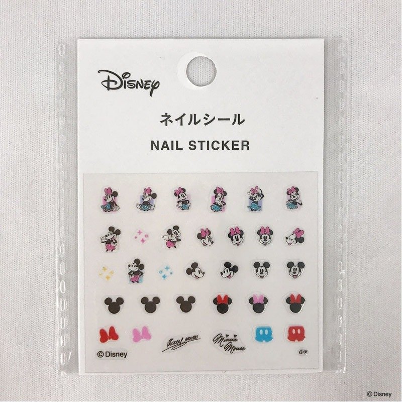 出所：Can Do（キャンドゥ）ネットショップ　ディズニー／ミニーマウス　ネイルシール