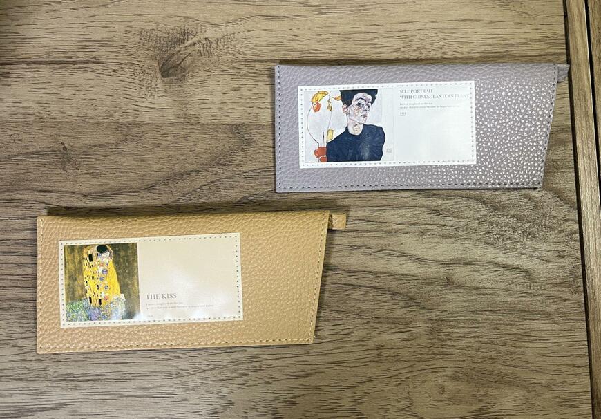 セリア、合皮 メガネケース GK&ES画像